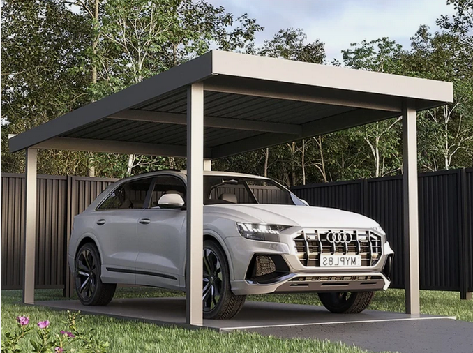 Carport Kit 6x3.1m Galvanised COLORBOND Metal Solid Garage Skillion Roof Steel Australian Made
