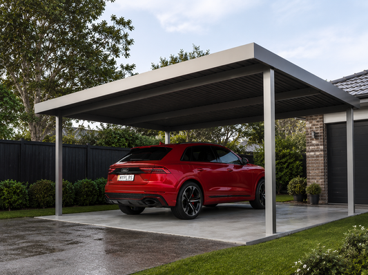 Carport Kit 6x3.1m Galvanised COLORBOND Metal Solid Garage Skillion Roof Steel Australian Made
