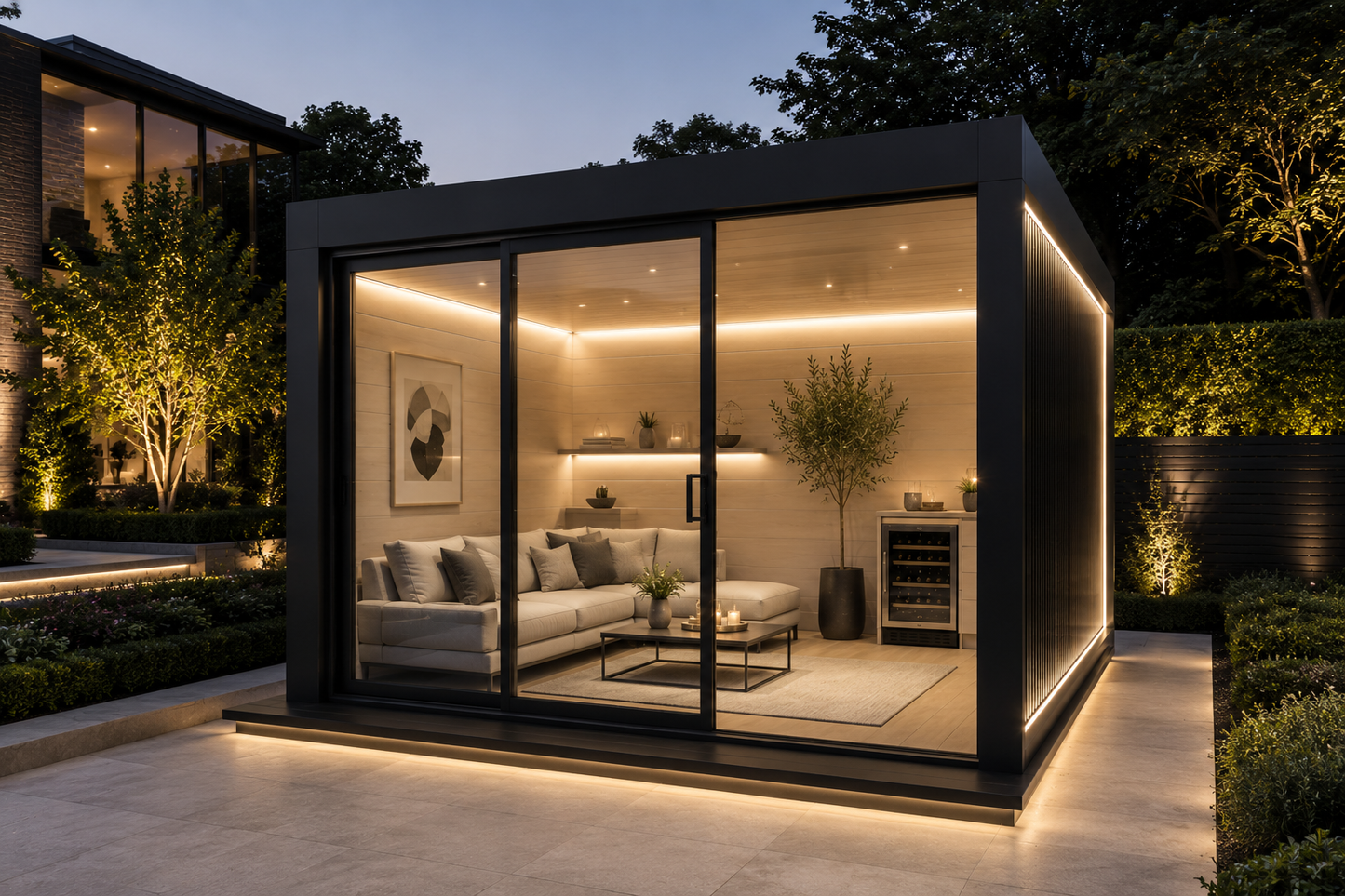 Modular 6x3m Steel Structure Pod Studi Prefabricated Portable Building Container Frame