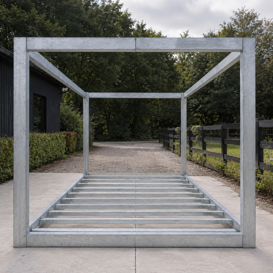 Modular 6x3m Steel Structure Pod Studi Prefabricated Portable Building Container Frame